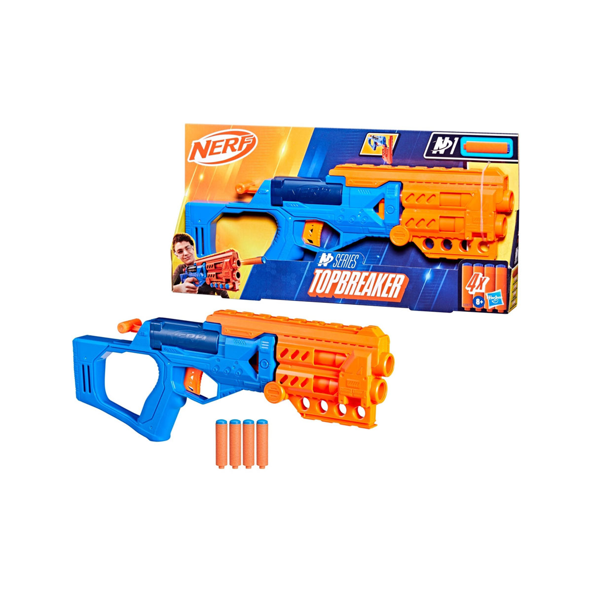 Пушка со мека муниција NERF N Series Topbreaker 
