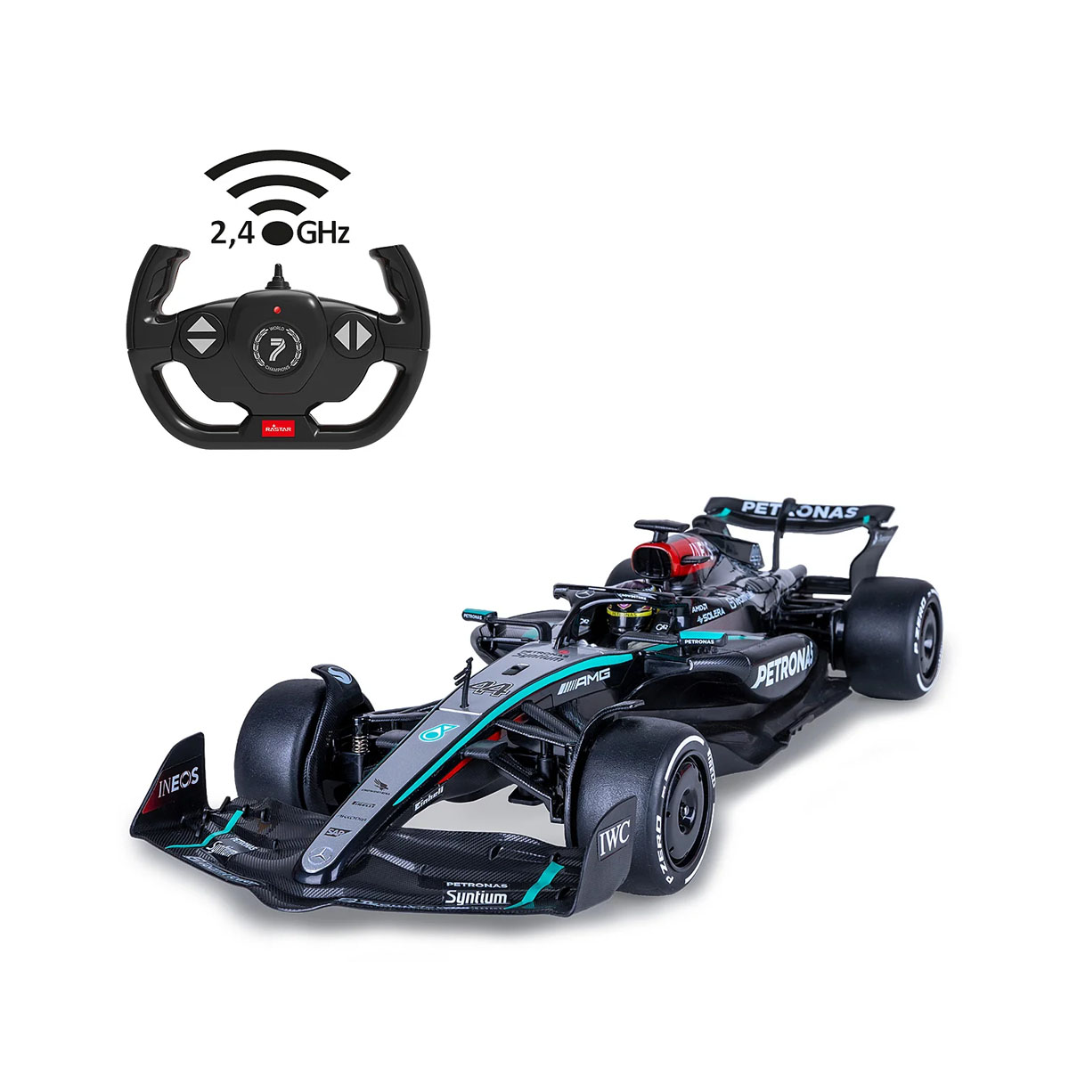 Автомобил на далечинско управување, Mercedes-AMG F1 W15 E Performance 1:12 2,4GH 