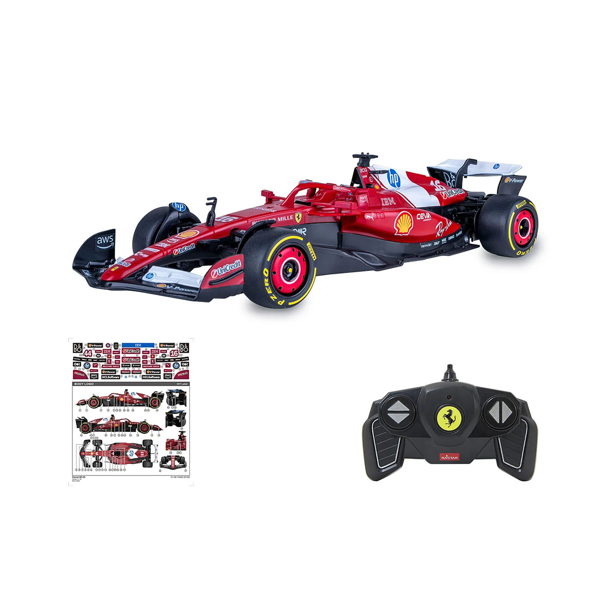 Автомобил на далечинско управување, Ferrari SF-25 1:18 2,4GHz 