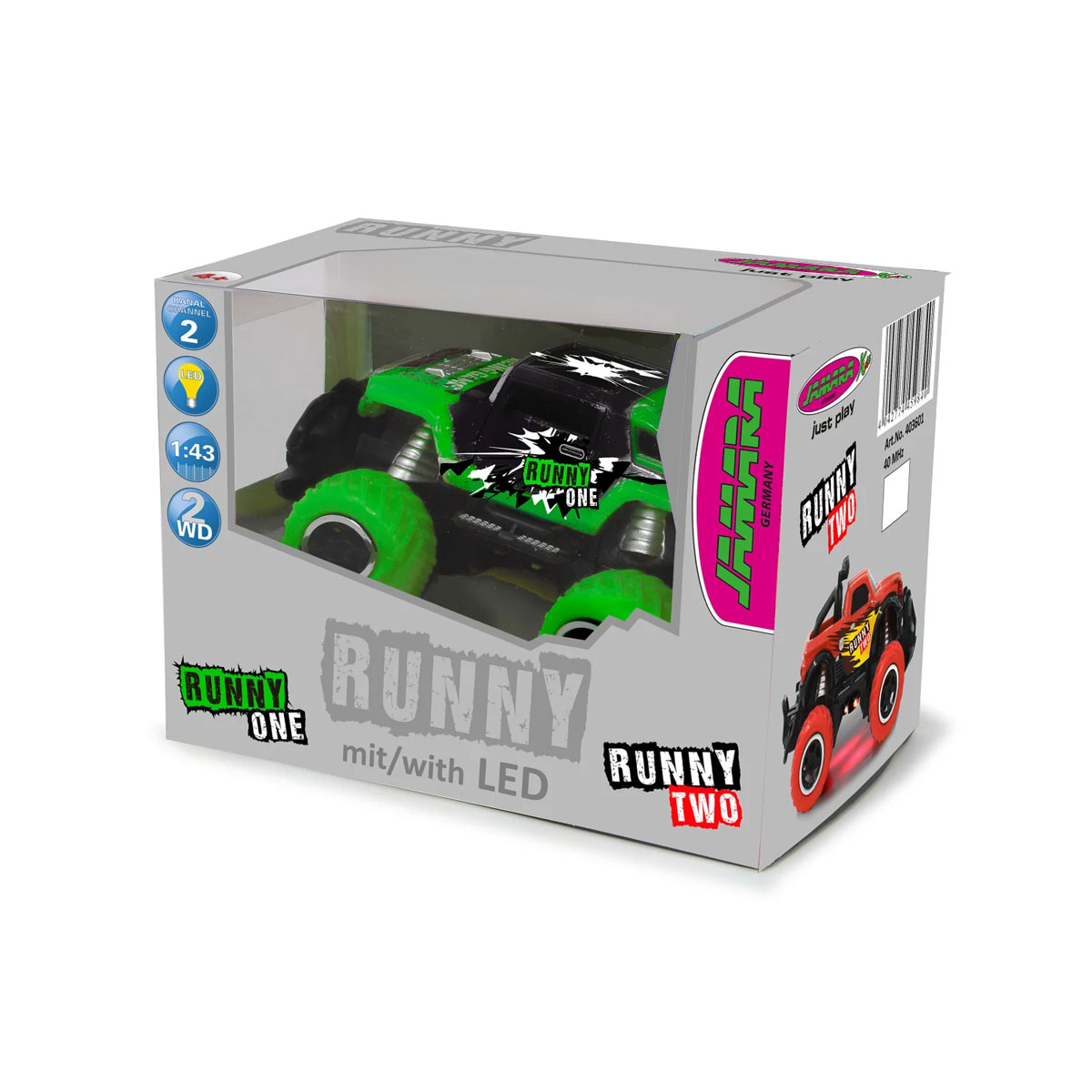 Автомобил на далечинско управување, Runny One 1:43, 27MHz 