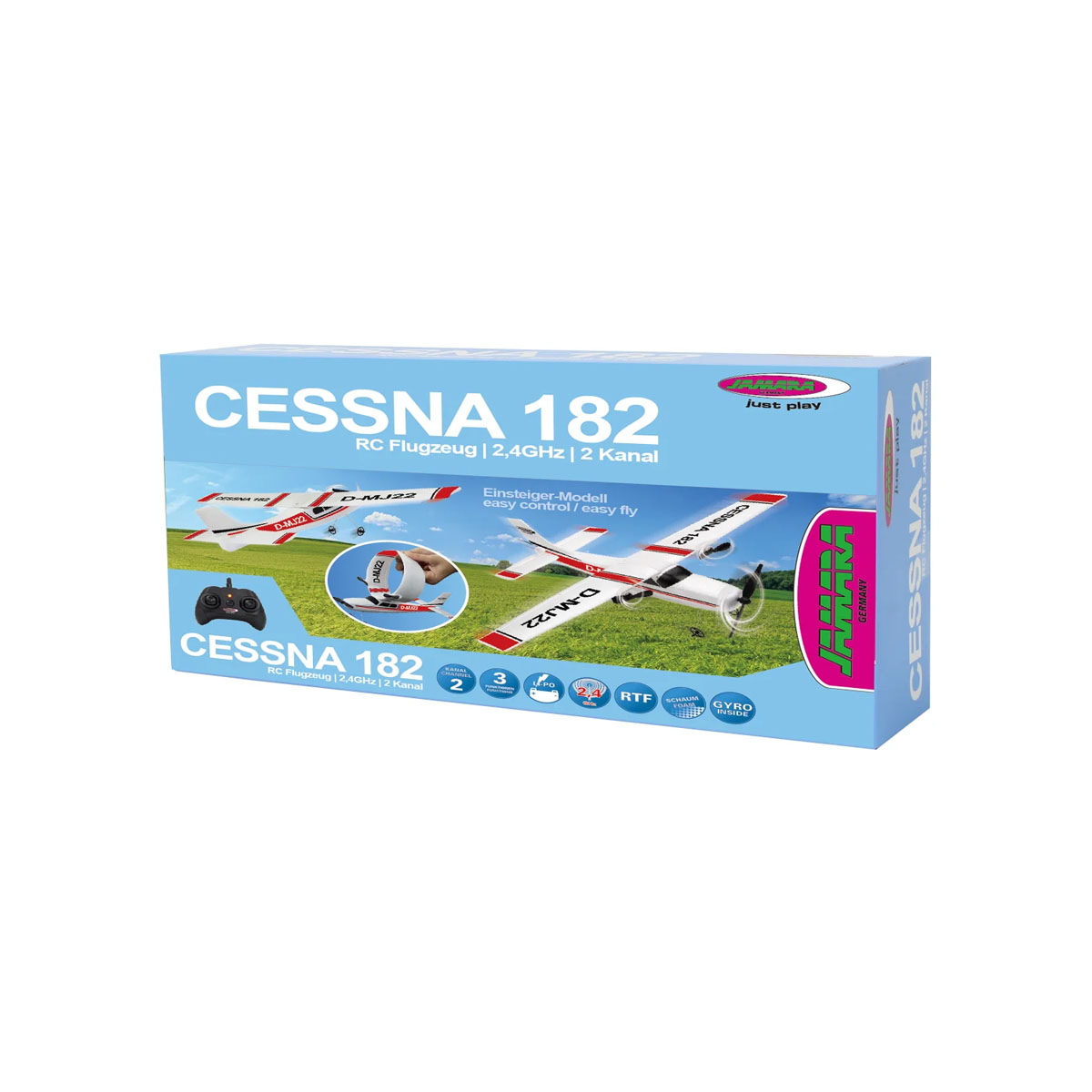Авион на далечинско управување, Cessna 182 Airplane 2,4GHz Gyro 2CH 