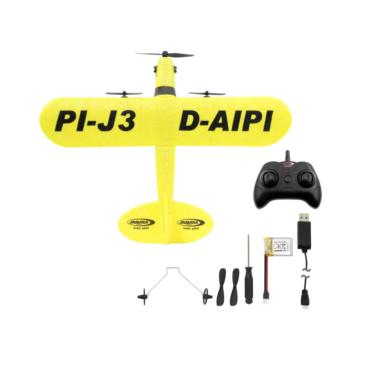 Авион на далечинско управување, Piper J3-CUB Plane 2,4 GHz Gyro 2CH 