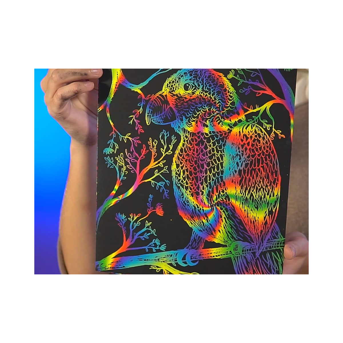 Креативен сет за цртање со гребење, Marvin's Magic Art: Super Bright Scratch Art 