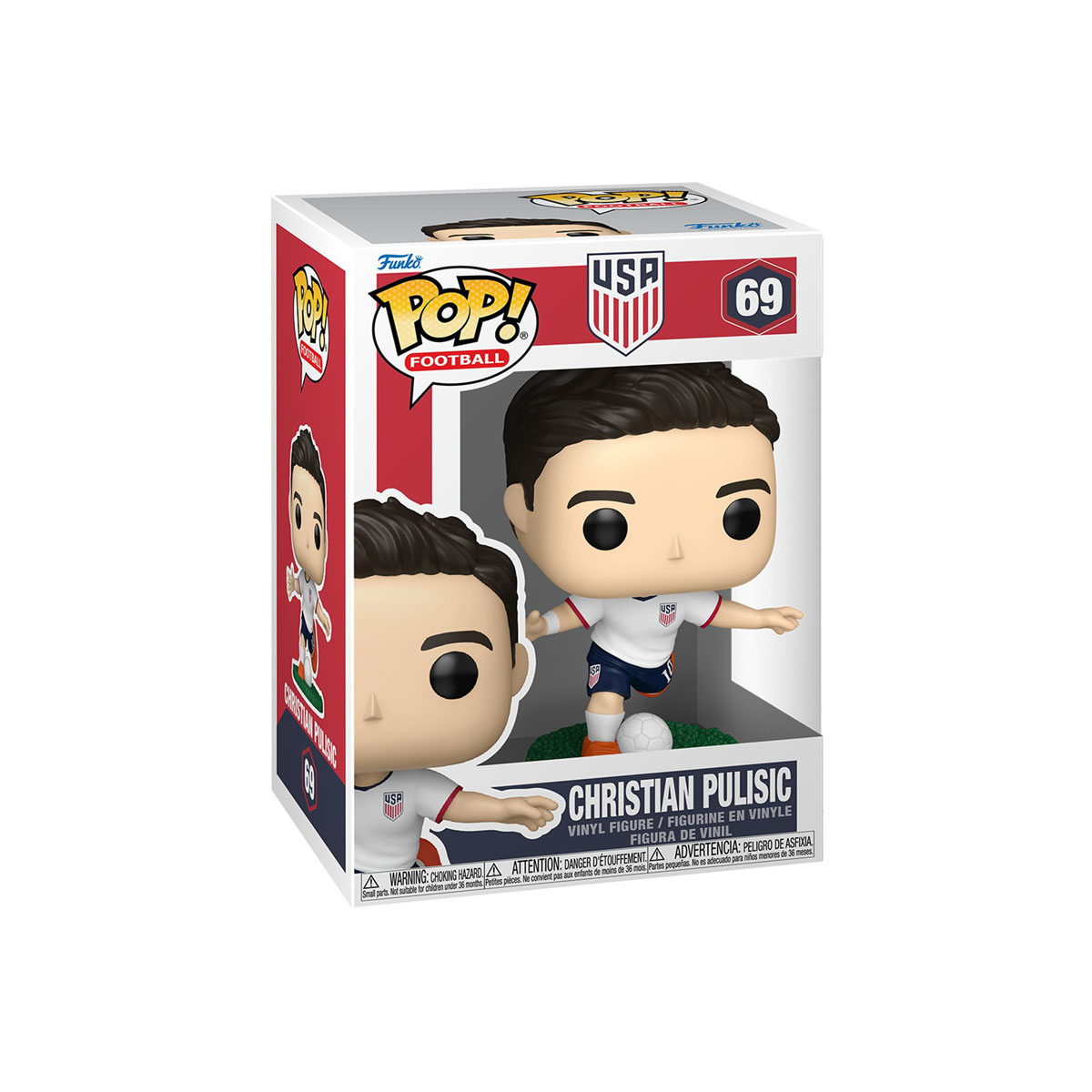 Фигура, Pop! Football: USA - Christian Pulisic 