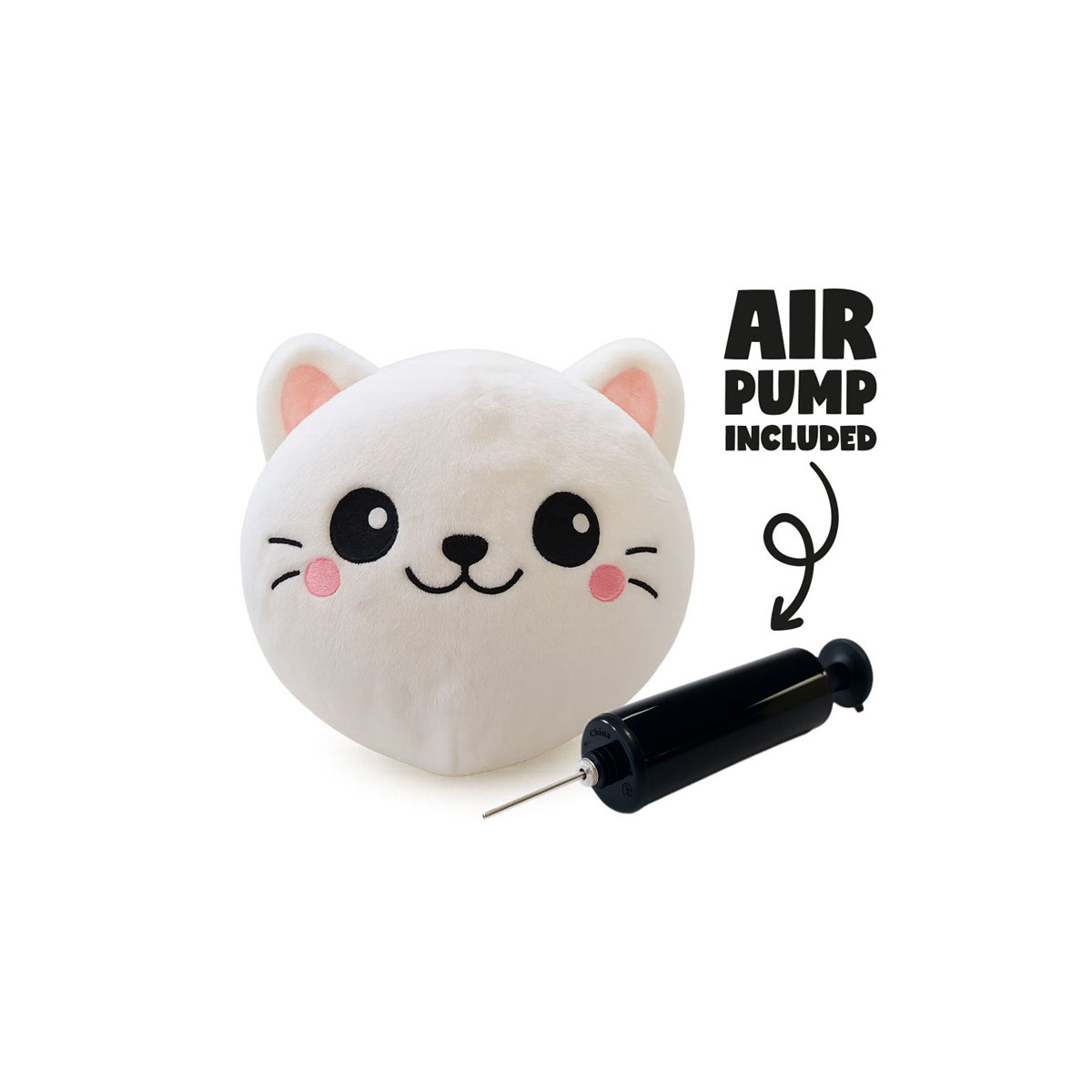 Плишана фигура на надувување, Pumpin Plushies - Cat 