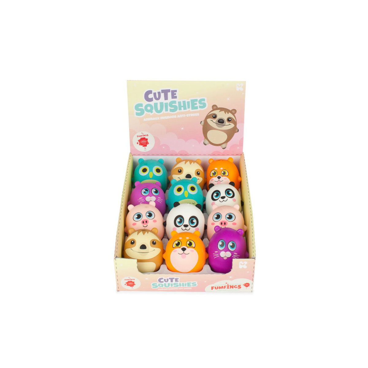 Растеглива фигура, Cute Squishies, 6 дизајни 