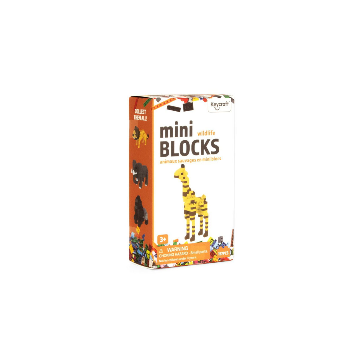 Мини сет коцки за градба, Wildlife Mini Blocks, 4 модели 