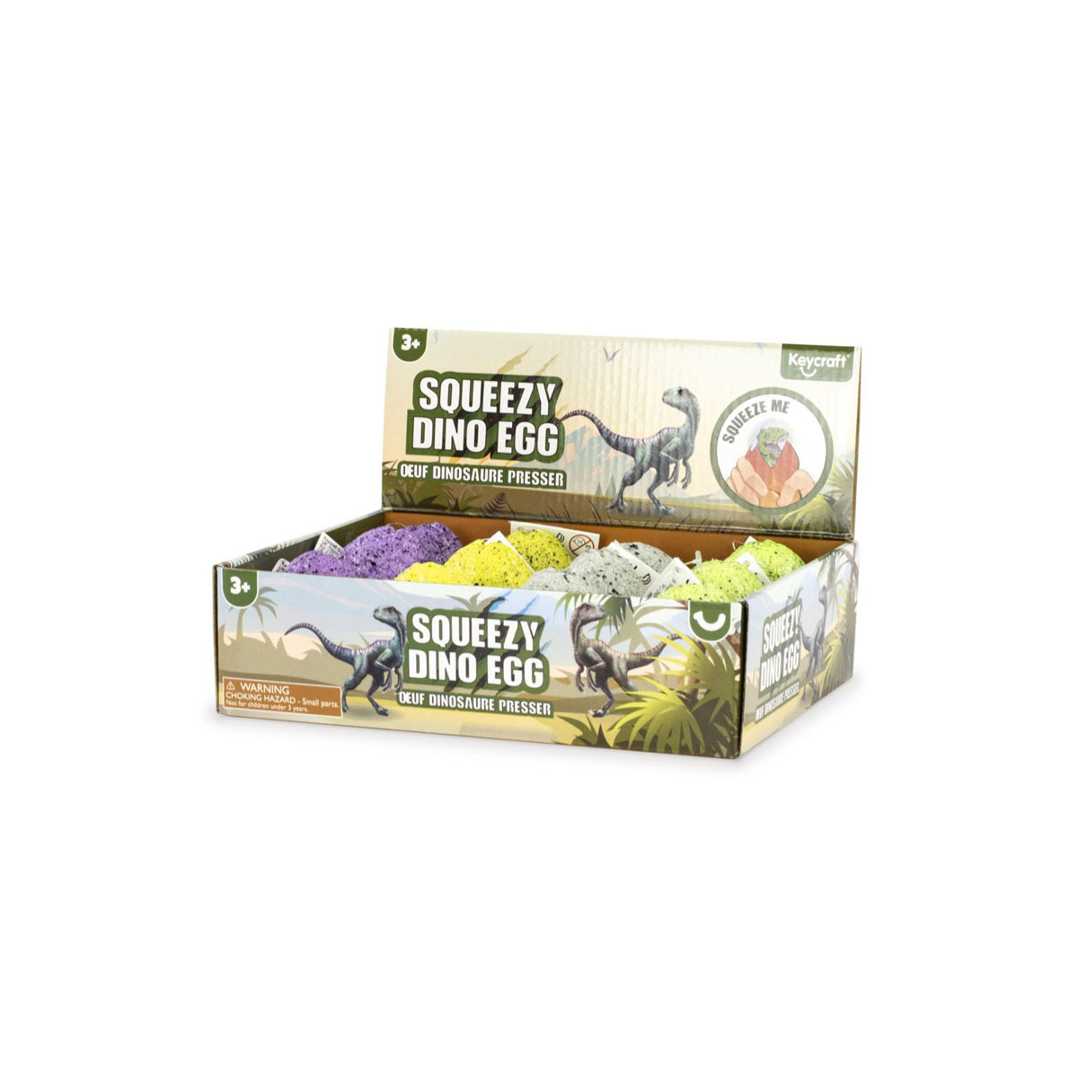 Растеглива фигура, Squeezy Dino Egg, 3 бои 