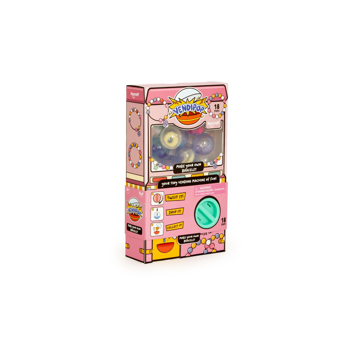 Сет за изработка на белезици, VendiPop - Bracelet Vending Machine 