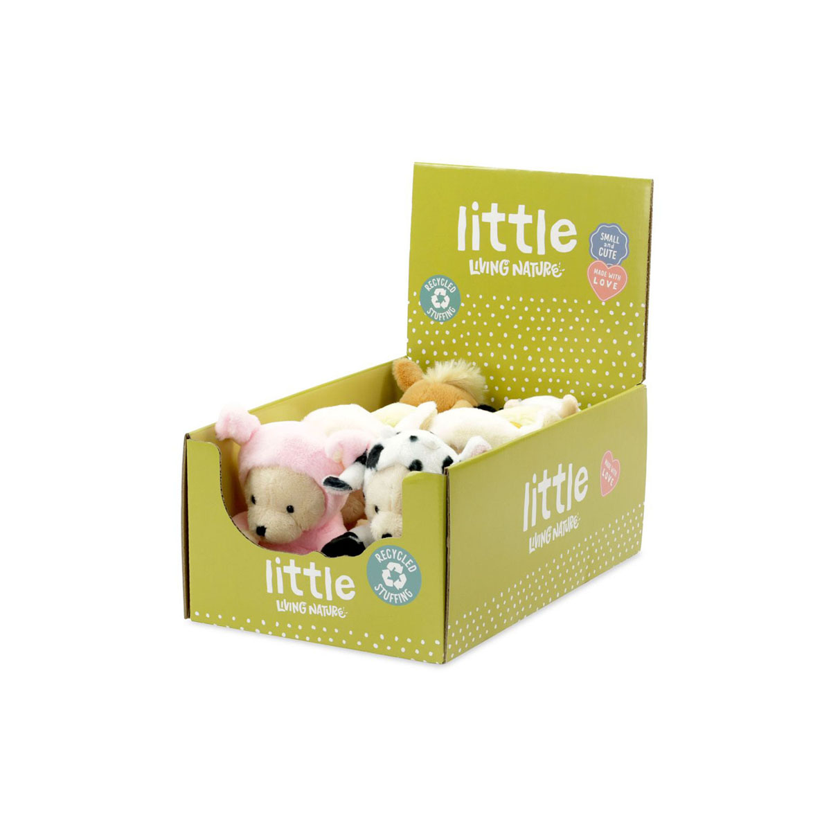 Плишана фигура, Little Living Nature Clips - Dress Up Farm Animal 