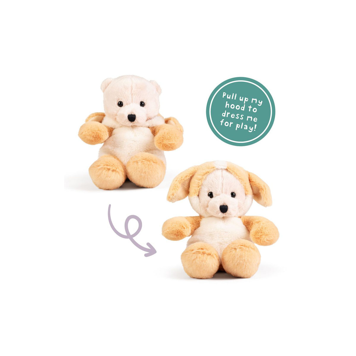 Плишана фигура, Little Dress Up Bear - Dogs, 4 дизајни 