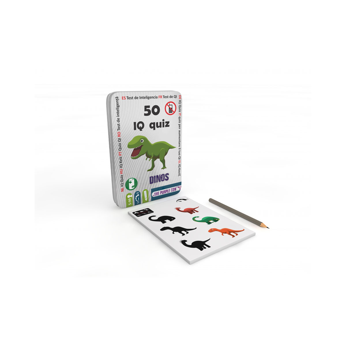 Друштвена игра - квиз, 50 IQ Quiz - Dinos 
