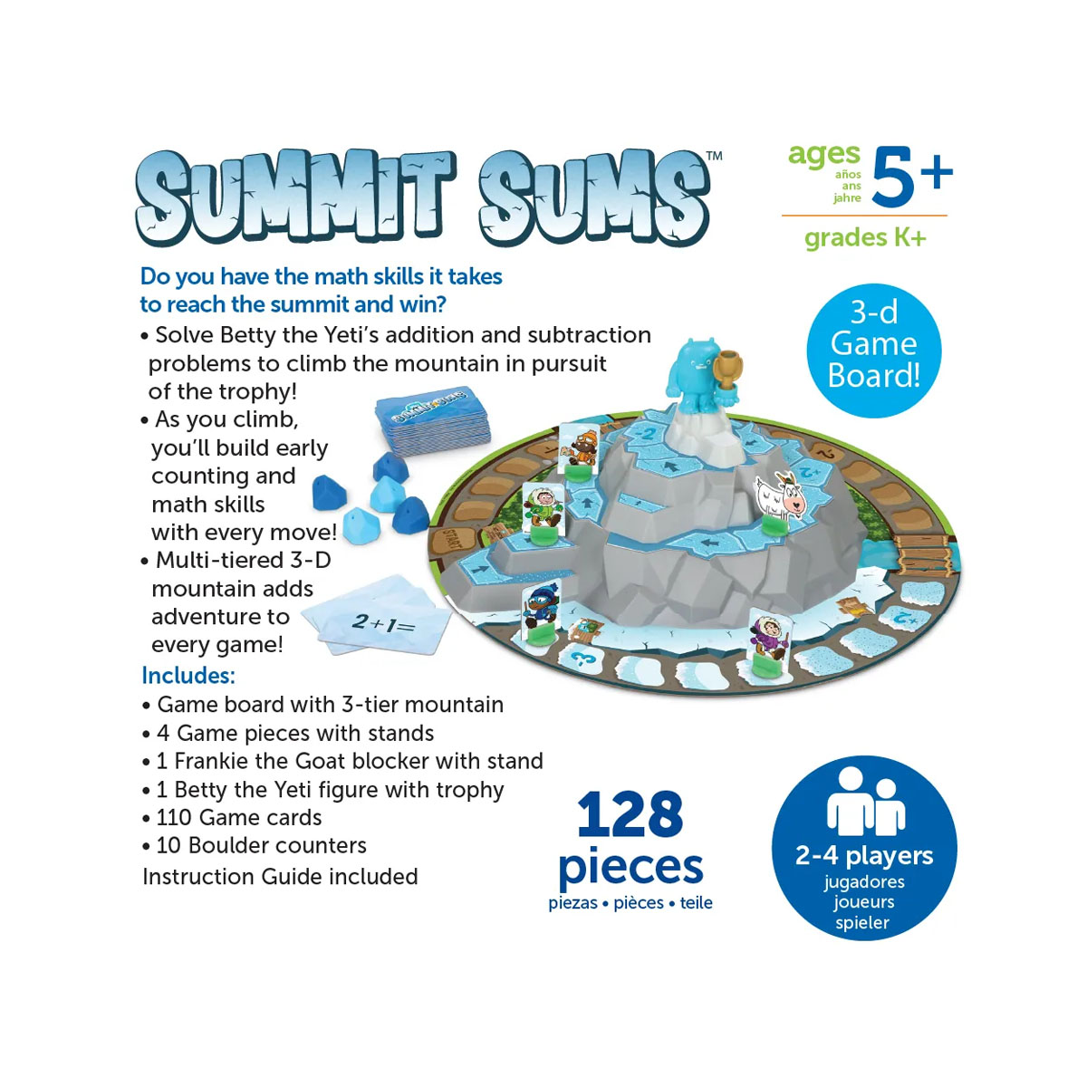 Едукативна друштвена игра, Summit Sums 3-D Math Challenge Game 