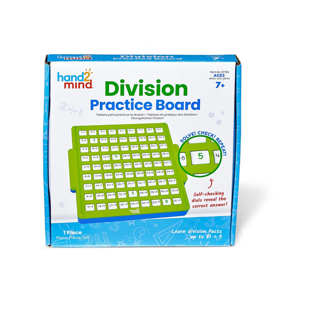 Табла за делење, Division Practice Board 