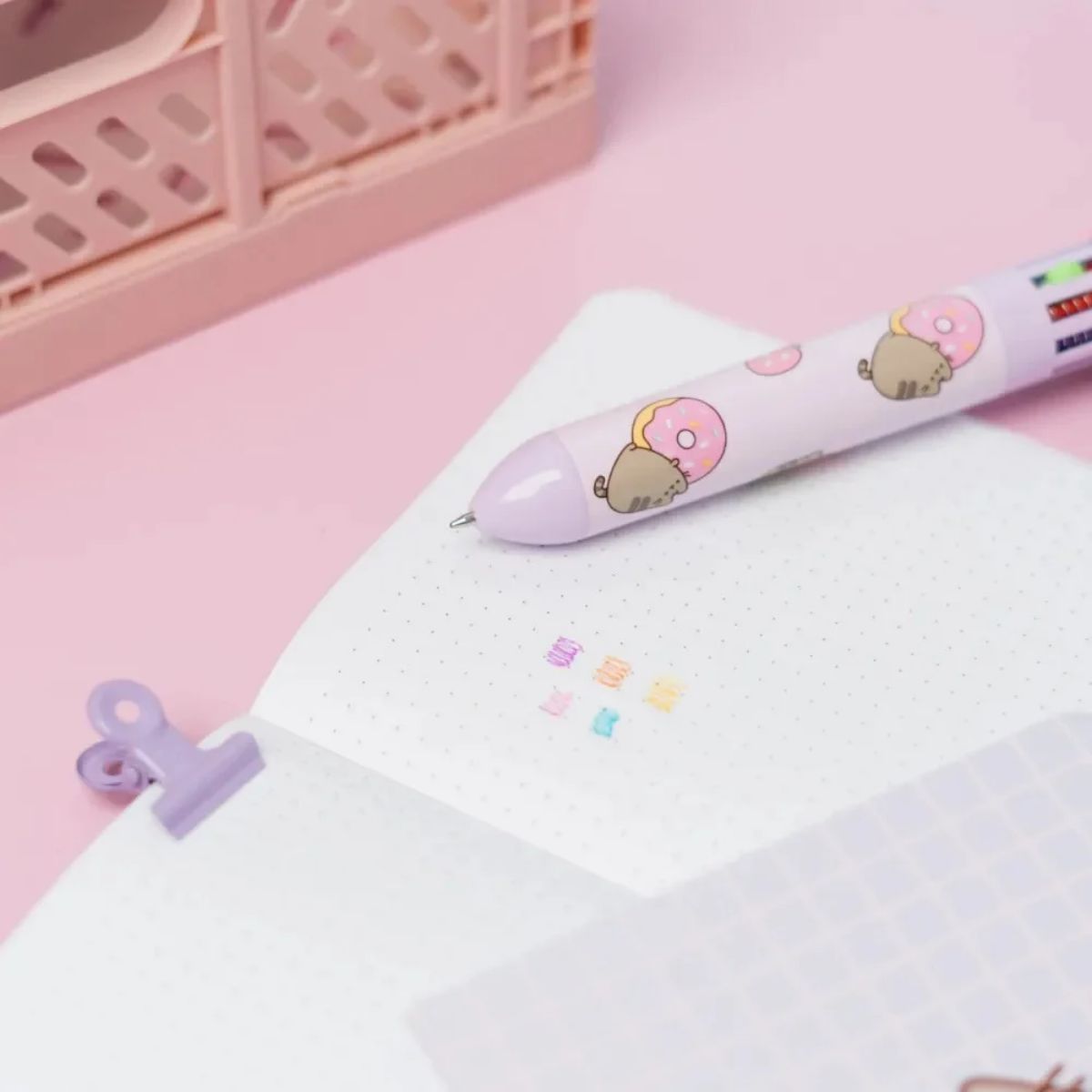 Пенкало со мастило во 10 бои 'Pusheen' 
