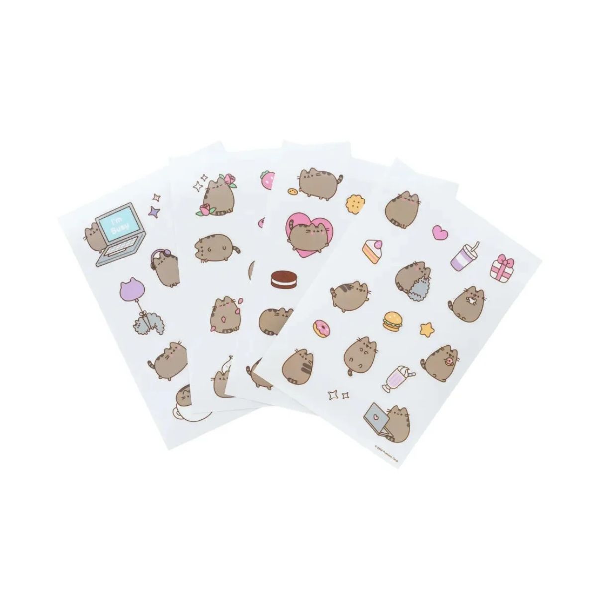 Сет стикери за повеќе употреби 'Pusheen Moments' 