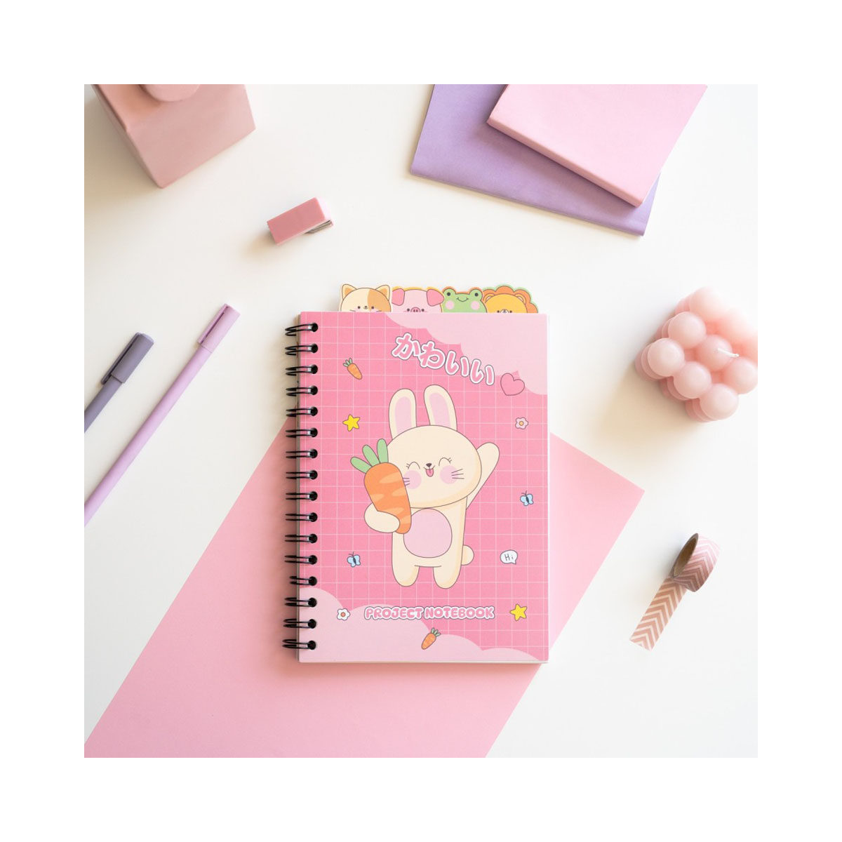 Нотес со разделници 'Kawaii' 