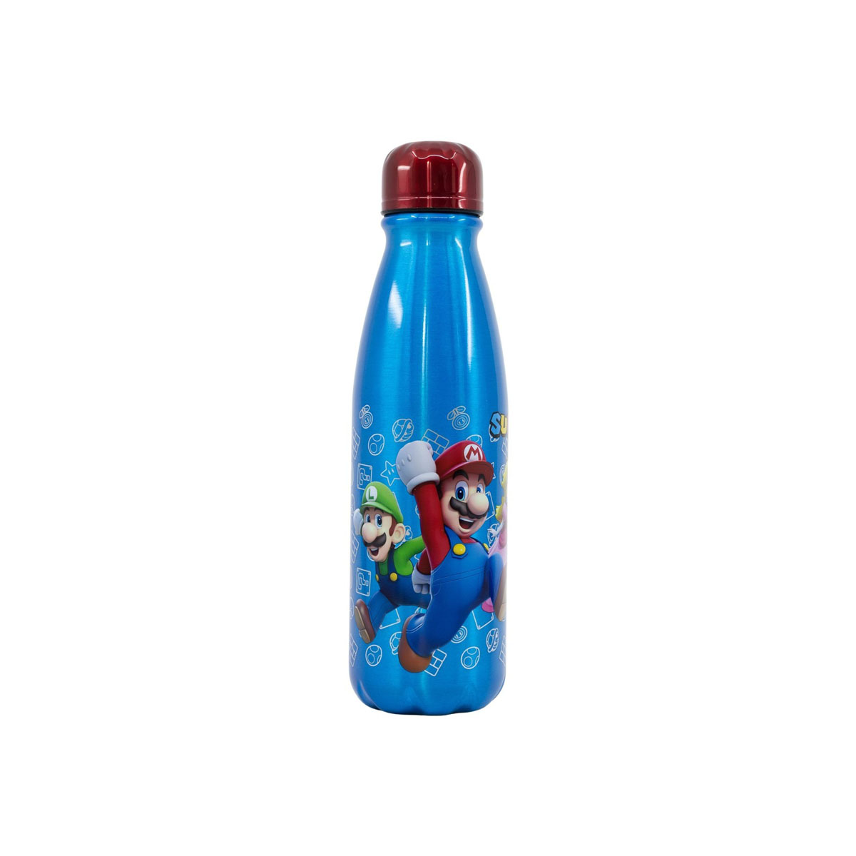 Алуминиумско шише за вода, Super Mario, 600ml 