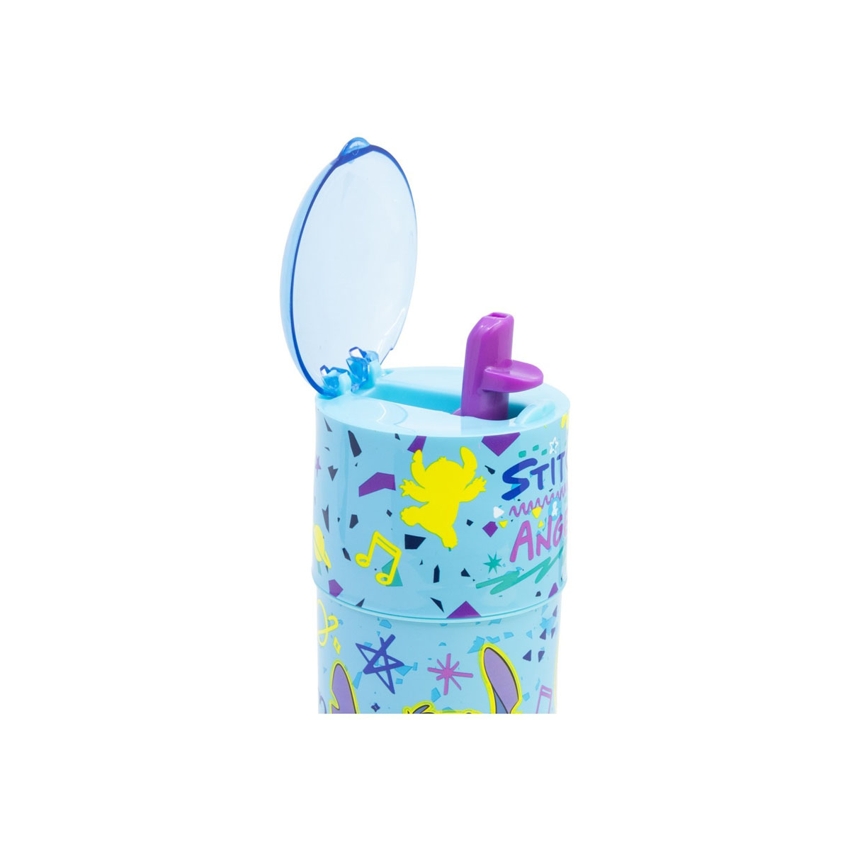 Шише за вода, Disney: Stitch & Angel Sipper, 350ml 