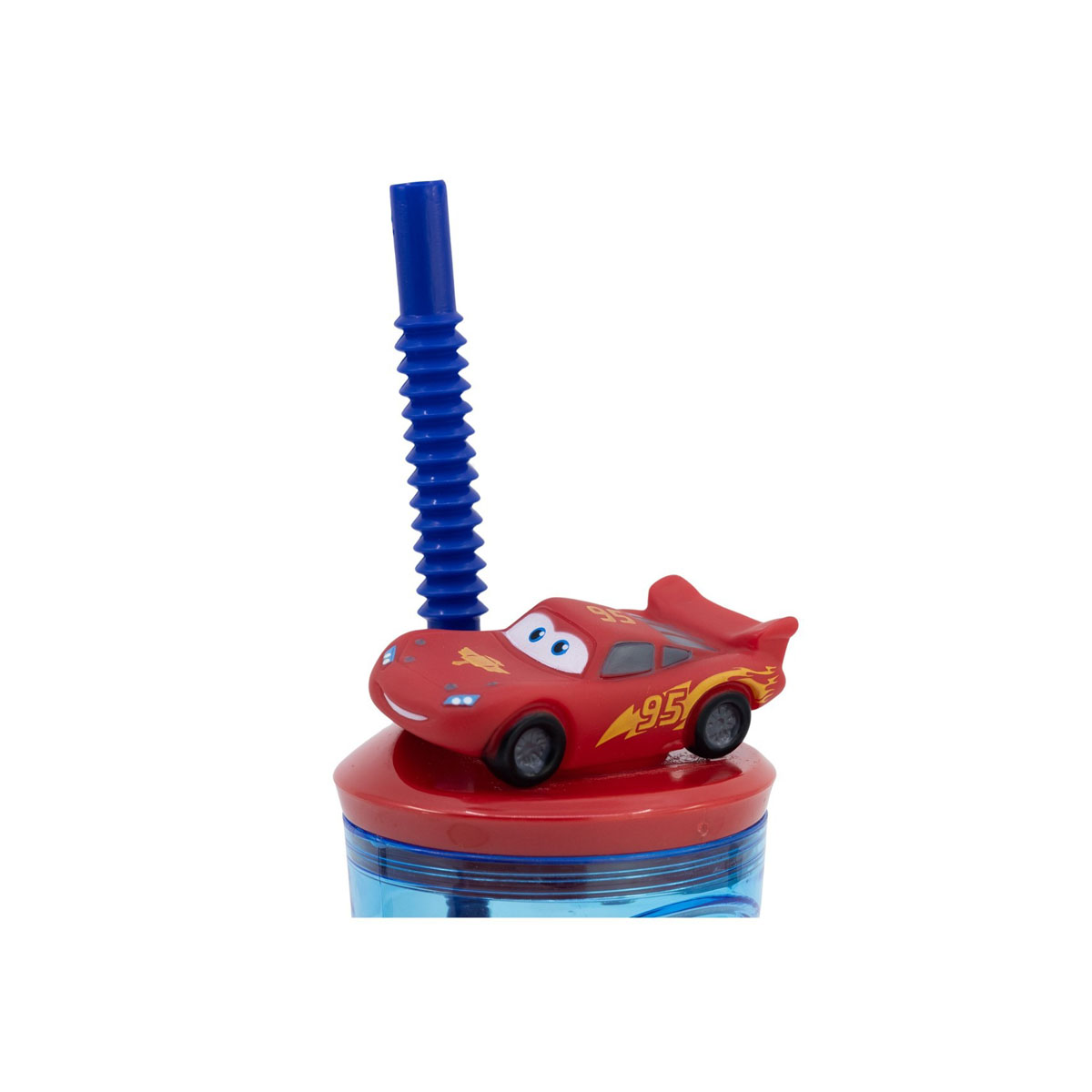 Чаша со сламка, Pixar: Cars Stickers, 360ml 
