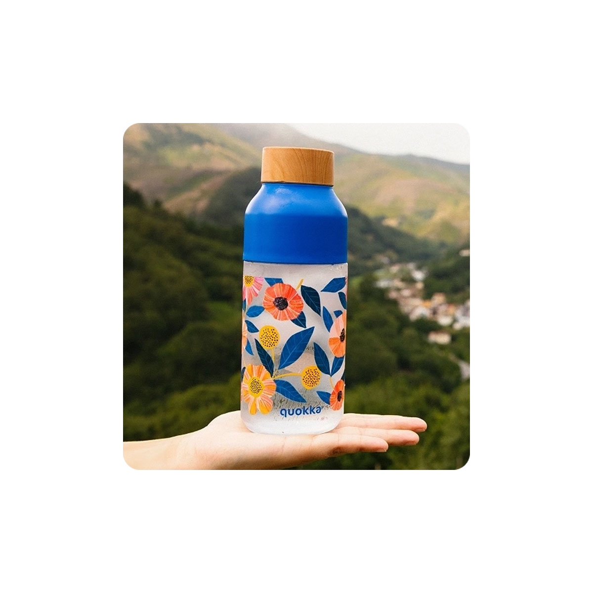 Ecozen шише за вода, Quokka - Ice: Summer Garden, 570ml 