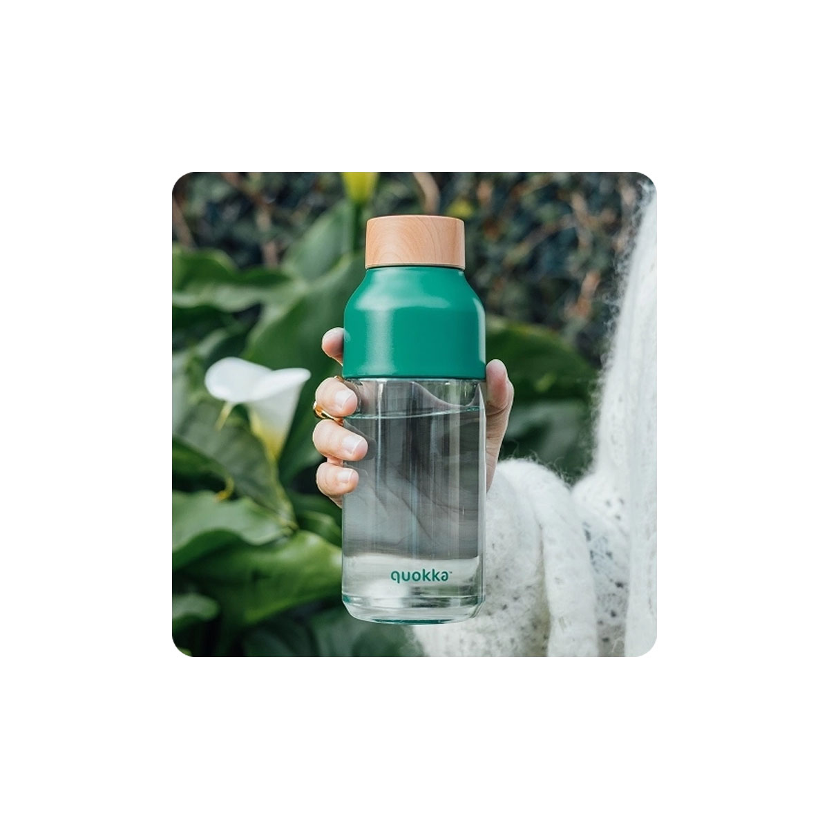 Ecozen шише за вода, Quokka - Ice: Pine Green, 570ml 