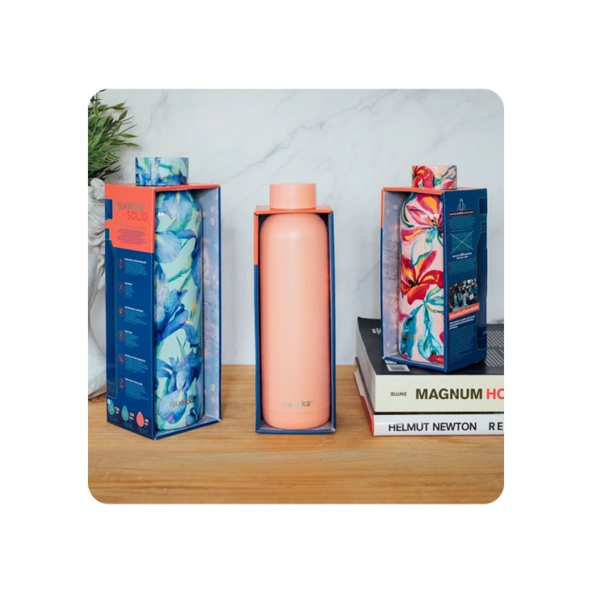 Термос, Quokka - Solid: Tropical Bloom, 630ml 