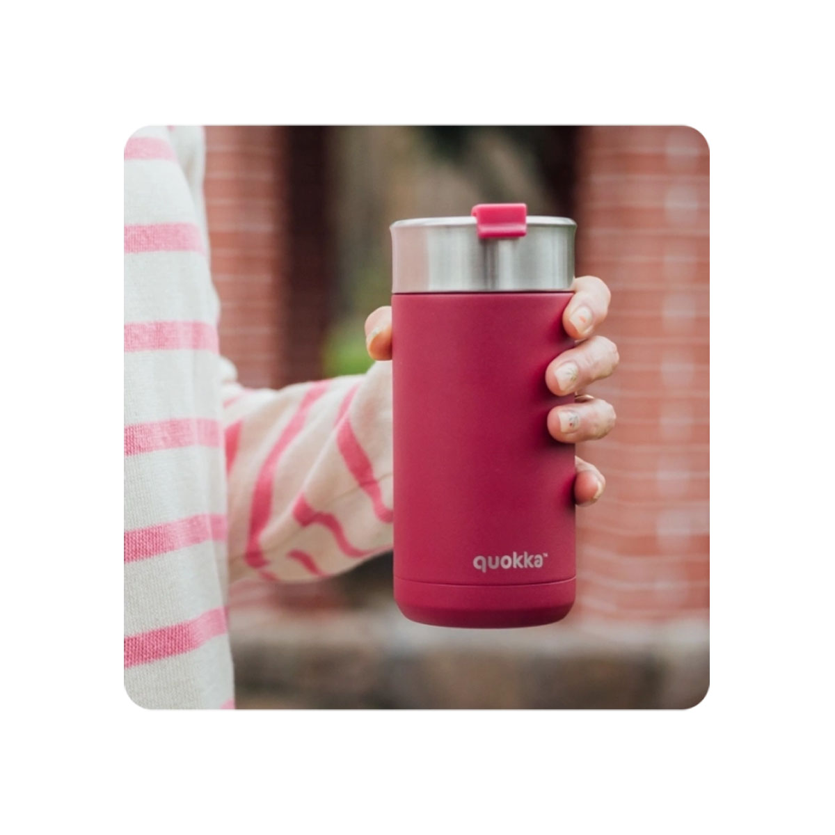 Термос-чаша, Quokka - Boost: Maroon, 400ml 
