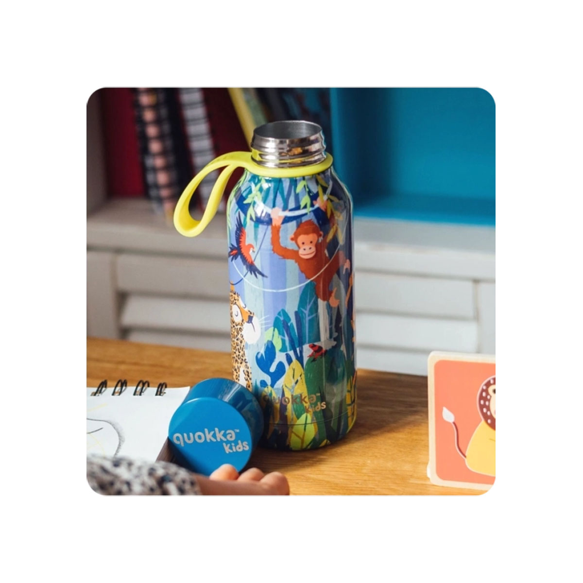 Термос, Quokka Kids - Solid: Jungle, 330ml 