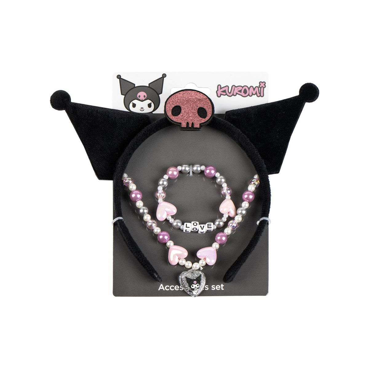 Сет детски накит 1/3, Hello Kitty - Kuromi 