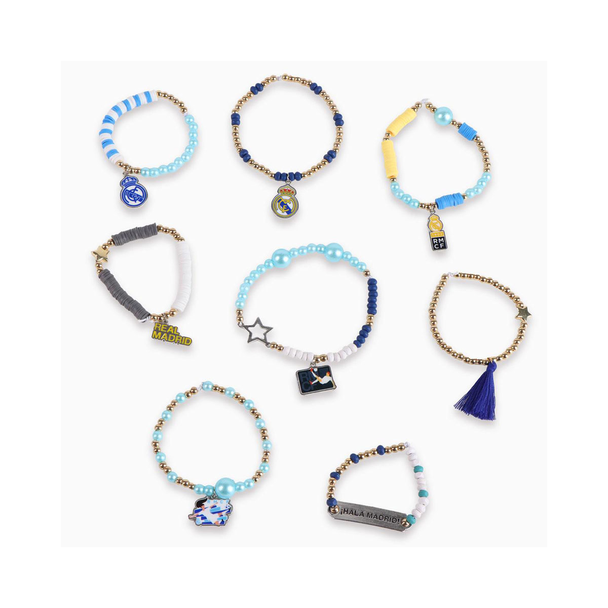 Сет за изработка на накит, FC Real Madrid - DIY Bracelets 