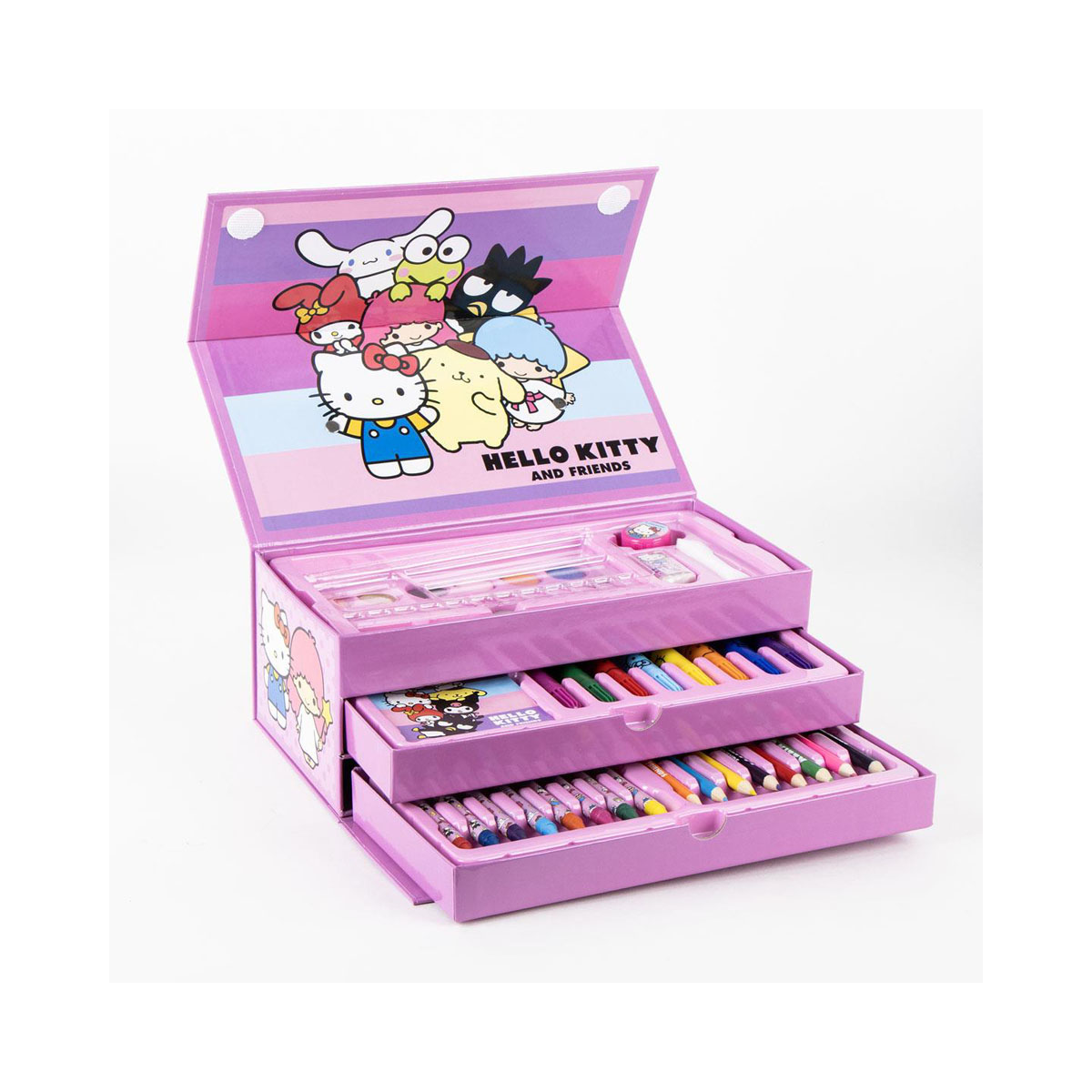 Сет за боење во куферче, Hello Kitty & Friends 
