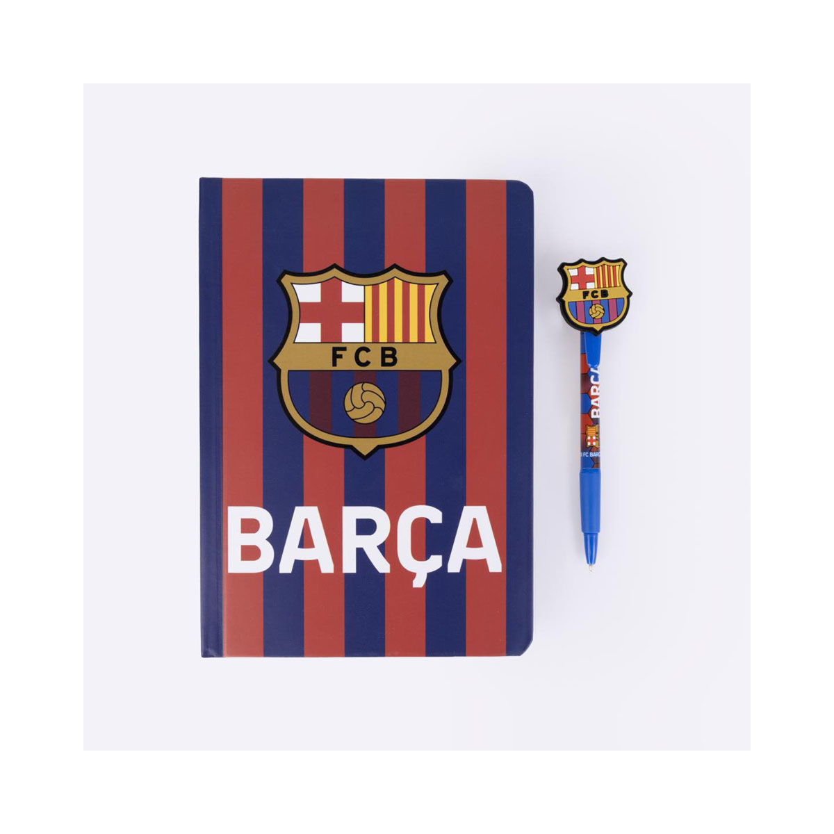 Сет нотес + пенкало, FC Barcelona 