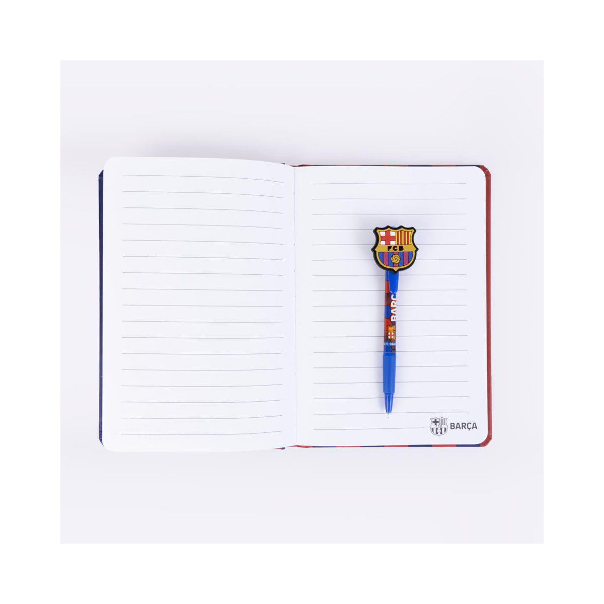 Сет нотес + пенкало, FC Barcelona 