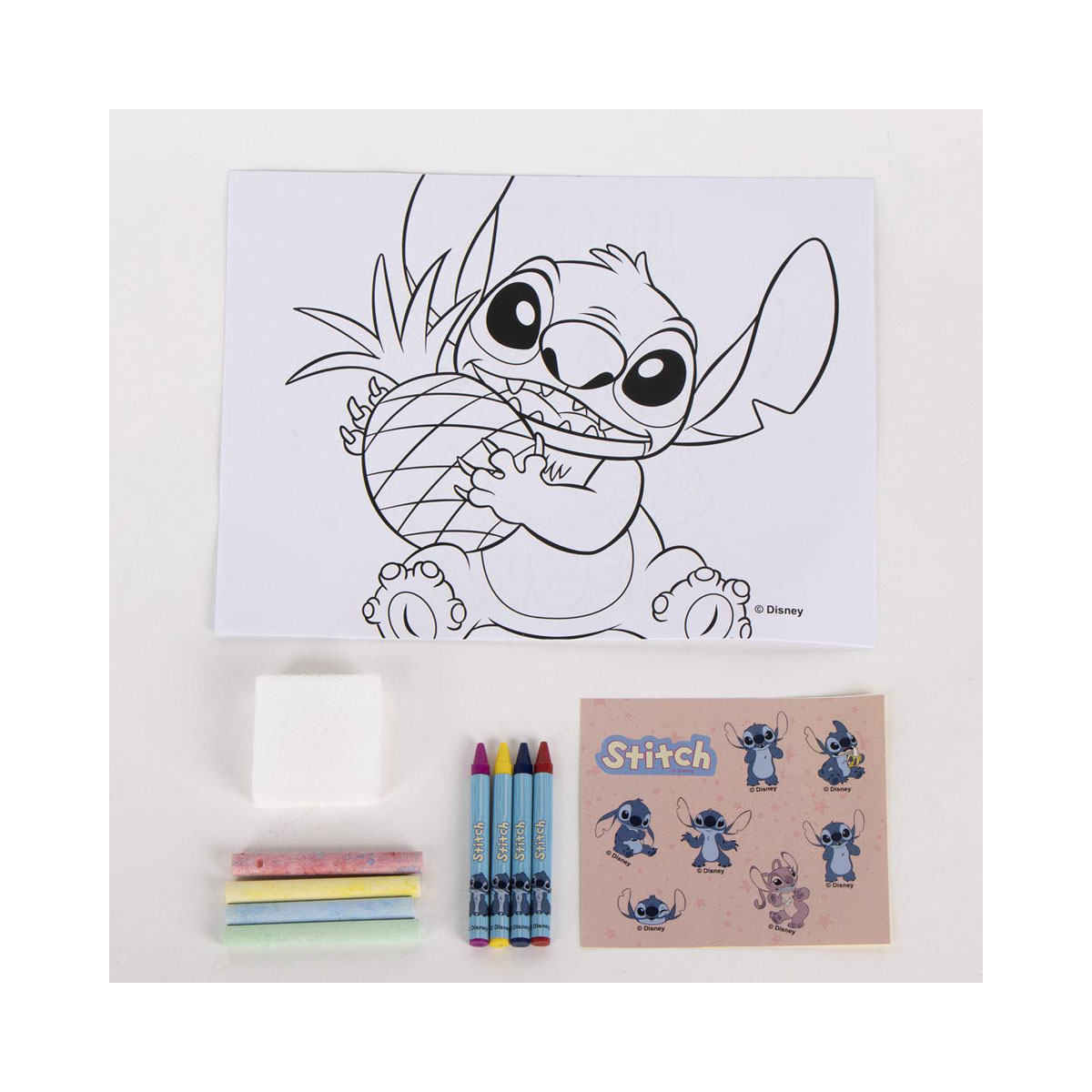 Сет за цртање со мини штафелај, Disney: Stitch 
