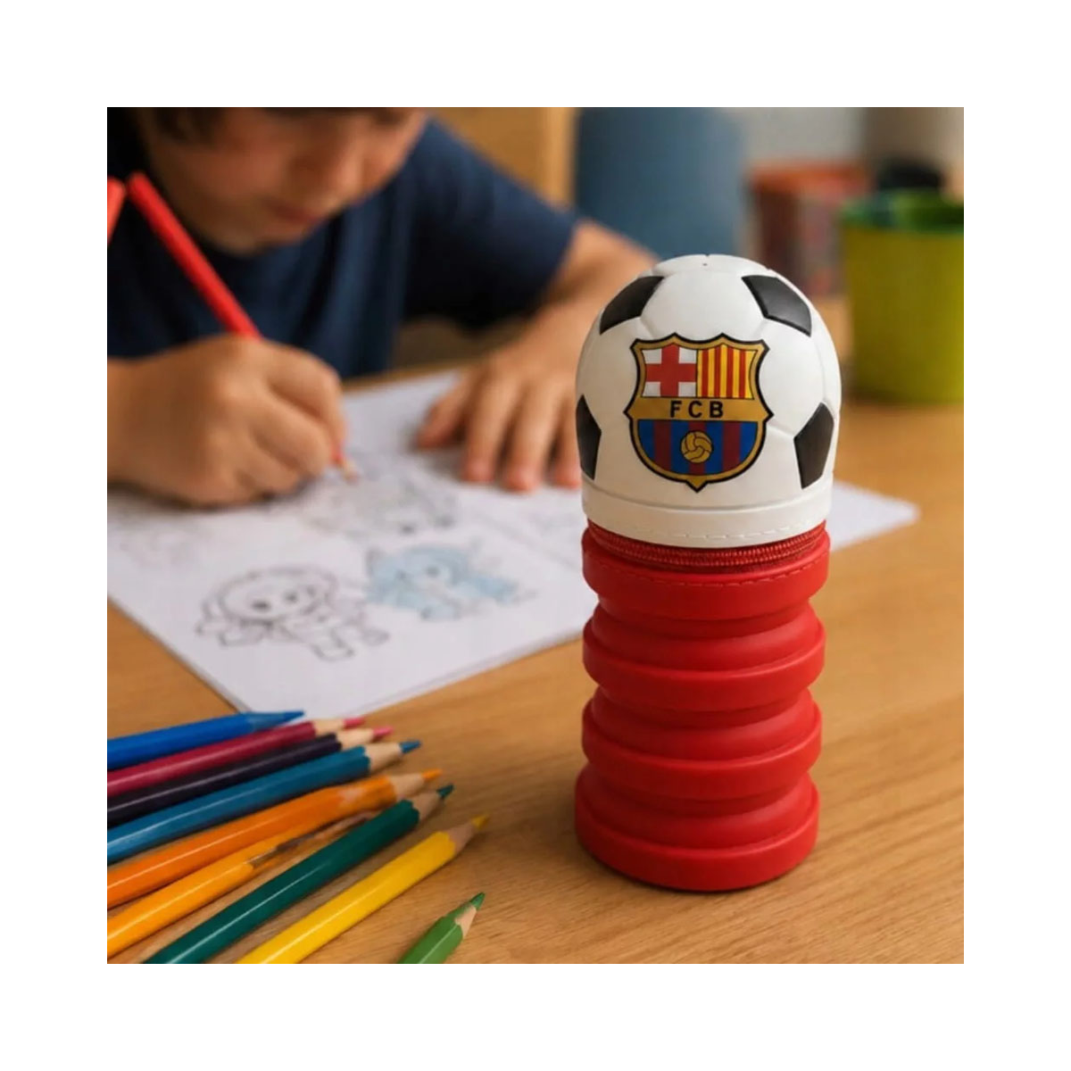 Силиконски несесер за моливи, FC Barcelona 2 