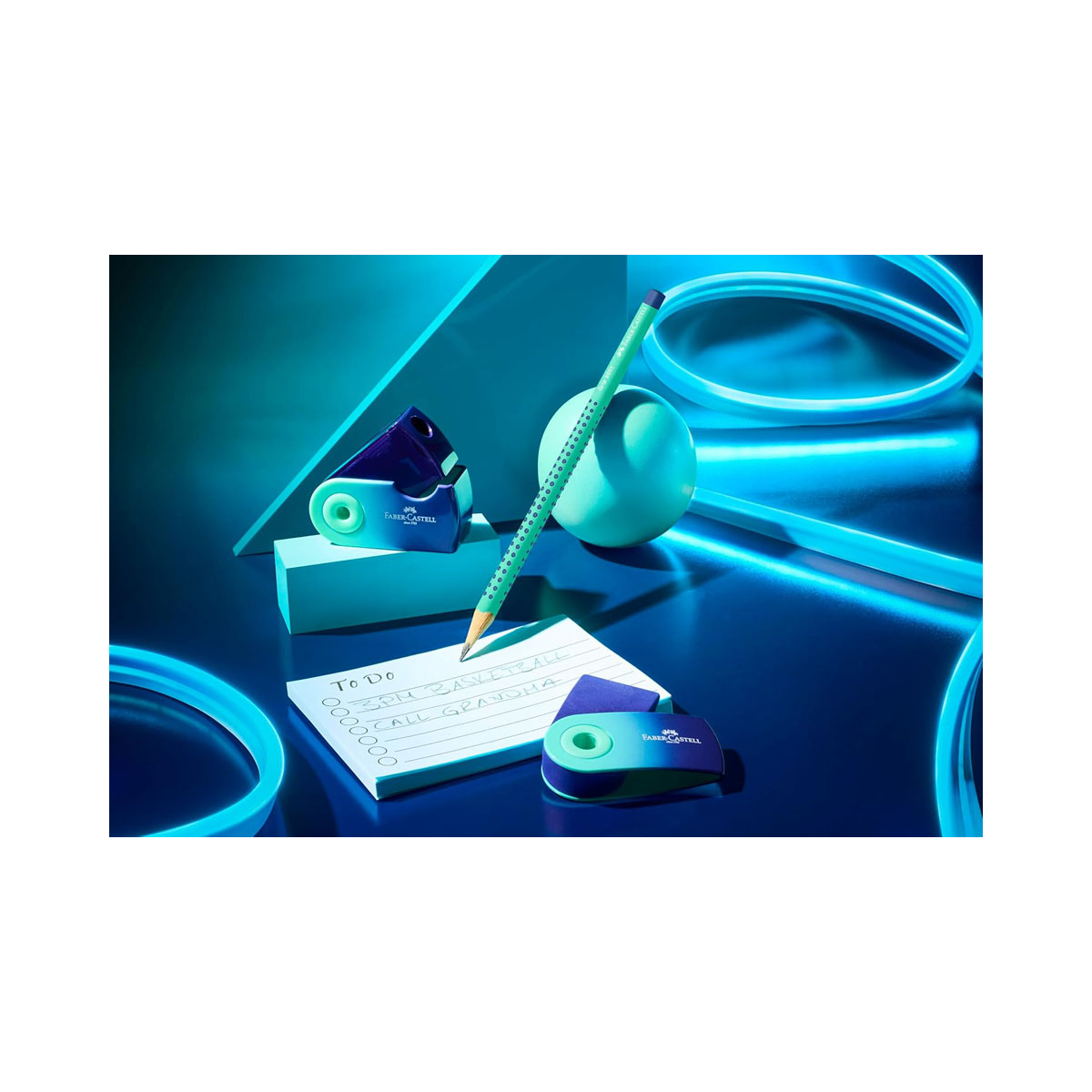 Сет за пишување, Faber Castell - Follow Your Flow - Buzzing Blue 