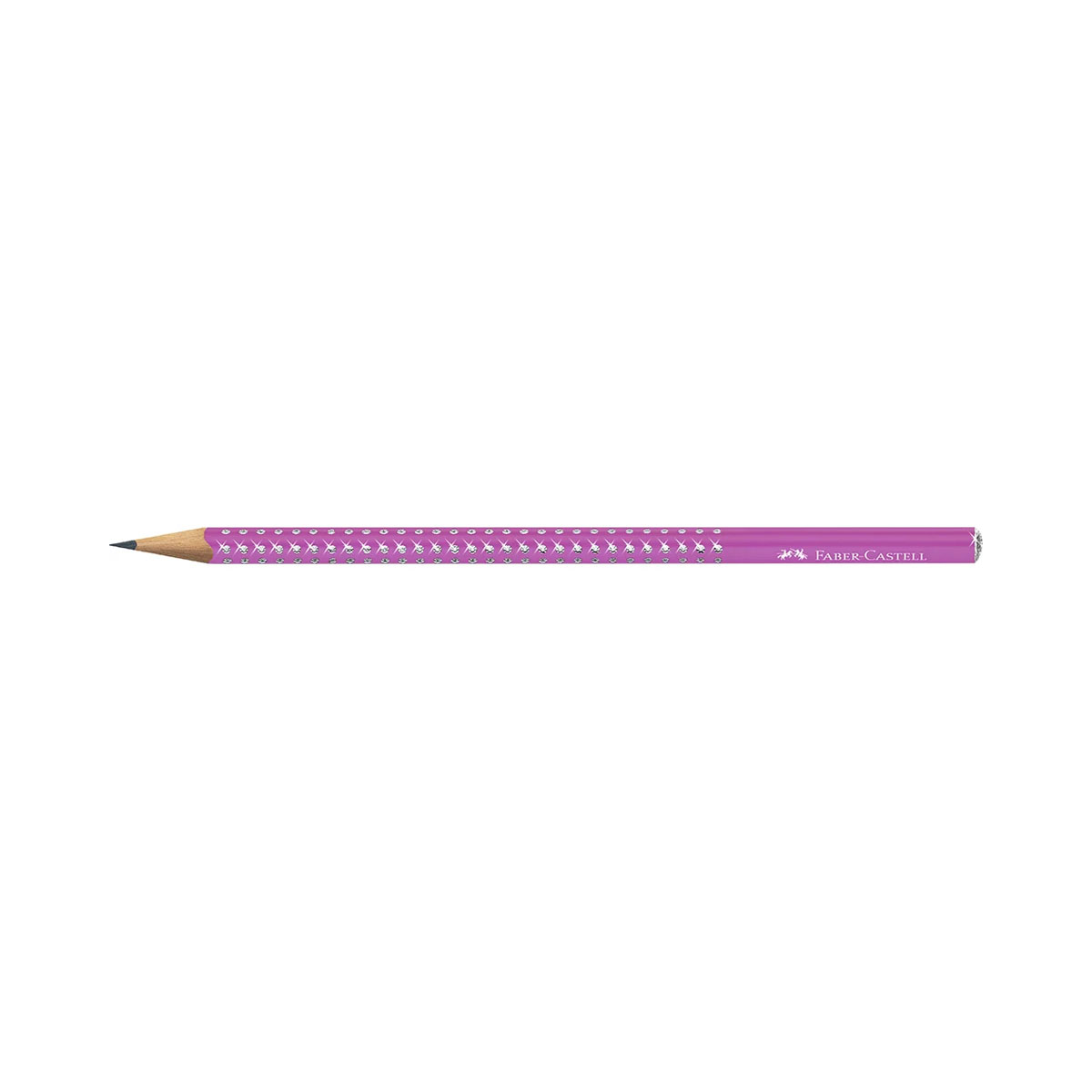 Молив, Faber Castell - Sparkle, Electric Fuchsia, HB 