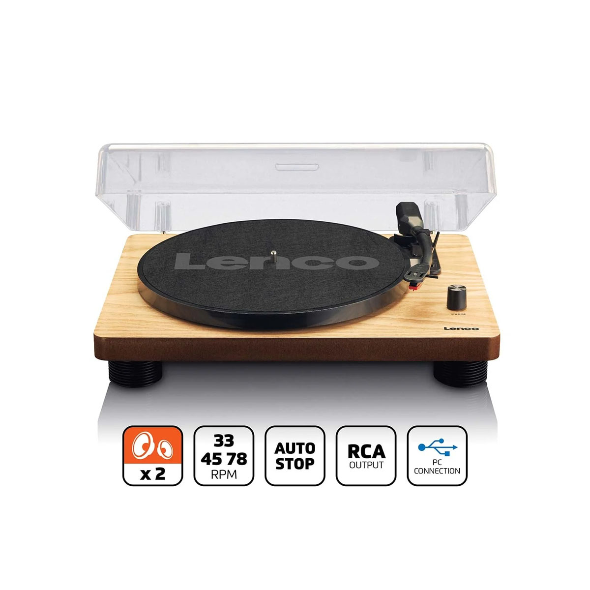 Грамофон, LENCO LS-50 - Wood 
