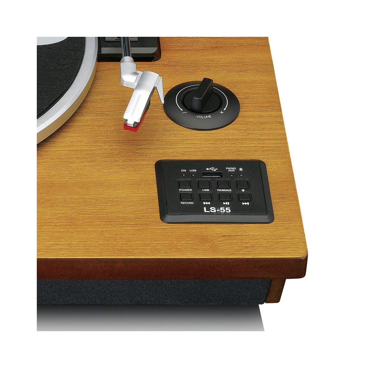 Грамофон, LENCO LS-55 - Wood 