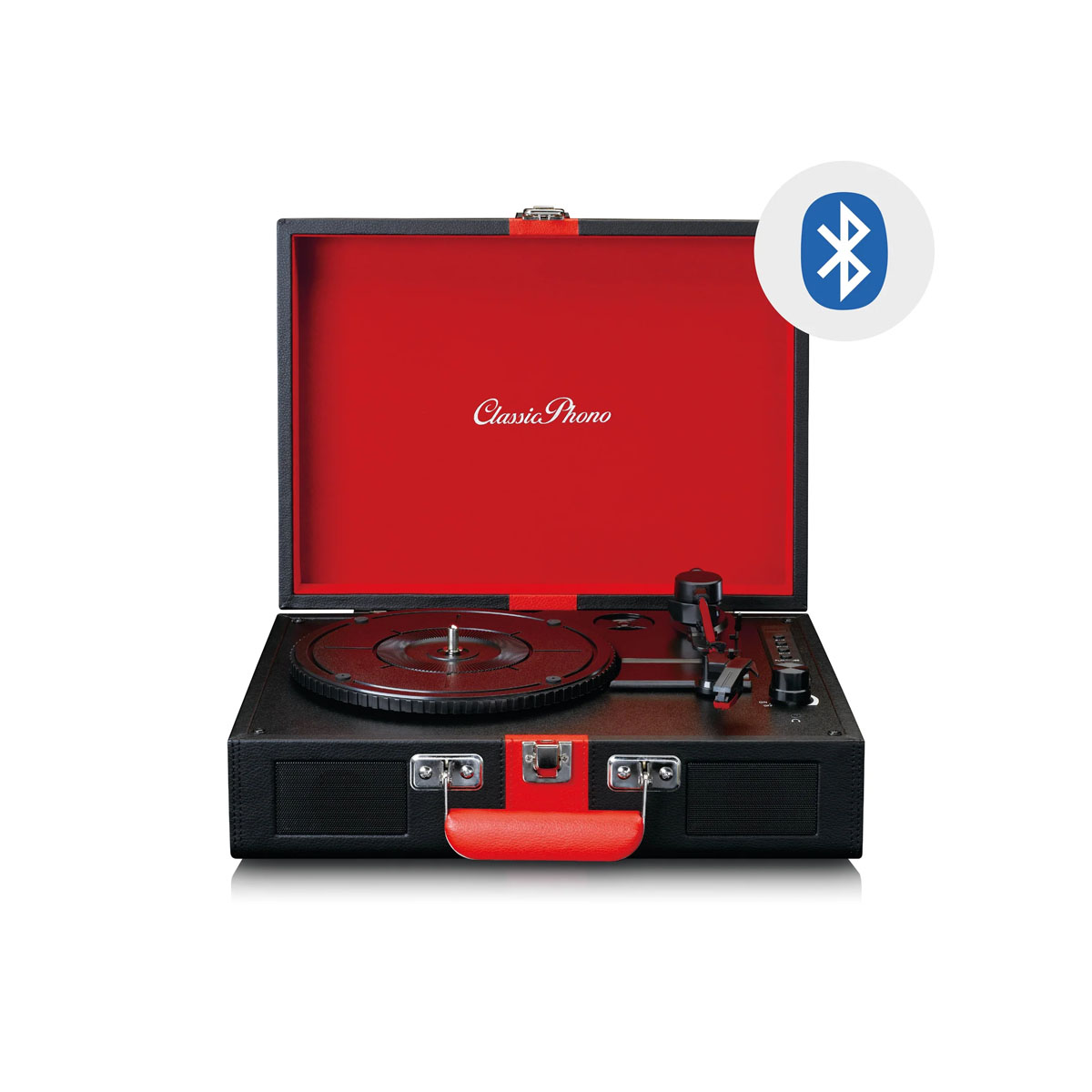 Грамофон, CLASSIC PHONO TT-110 - Black/Red 