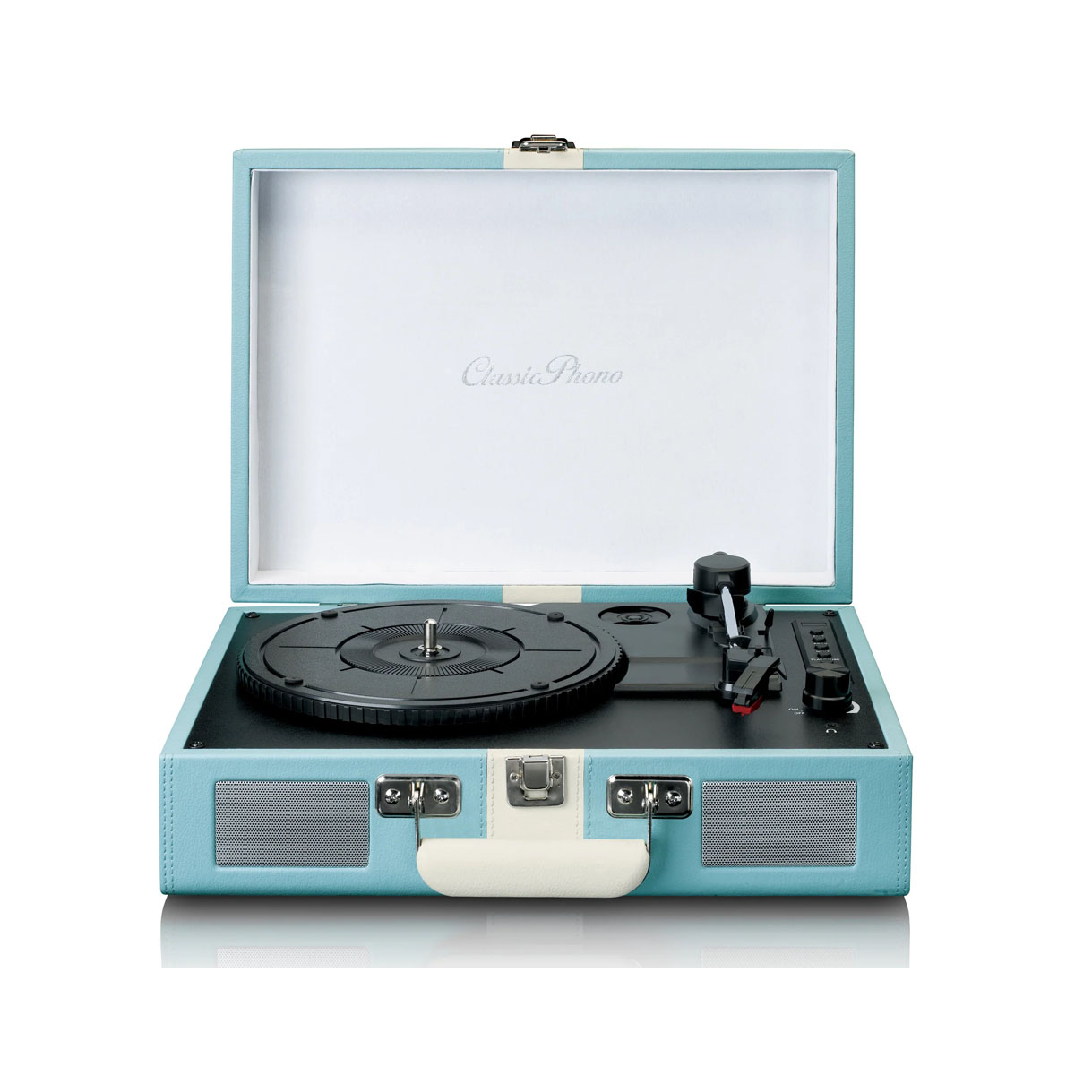 Грамофон, CLASSIC PHONO TT-110 - Blue/White 
