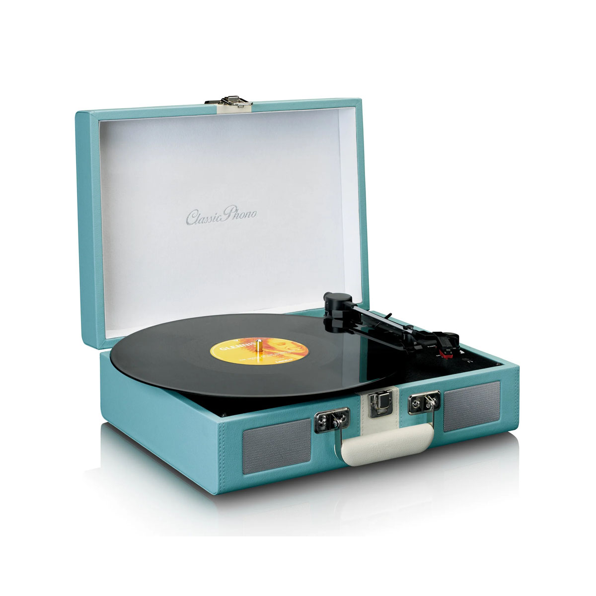 Грамофон, CLASSIC PHONO TT-110 - Blue/White 