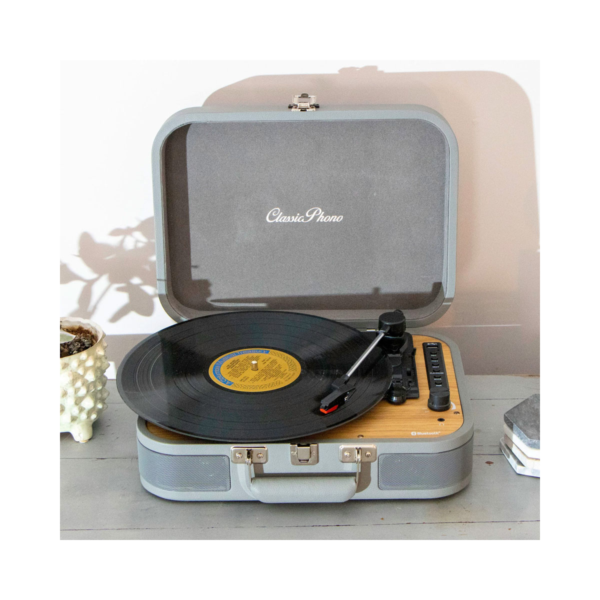 Грамофон, CLASSIC PHONO TT-116 - Grey 
