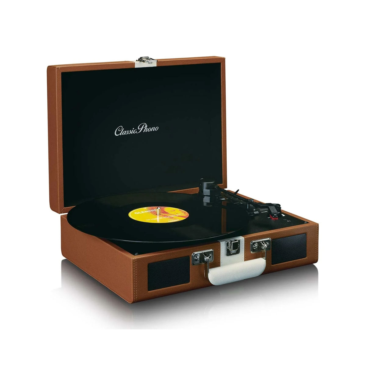 Грамофон, CLASSIC PHONO TT-120 - Brown/White 