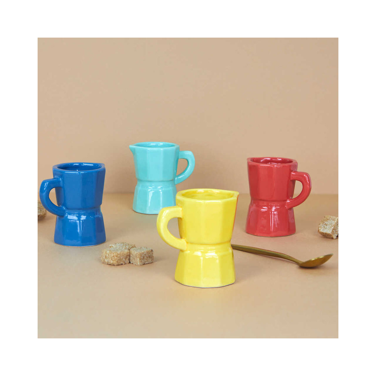 Сет од 4 шолји за еспресо, Moka, 60ml 