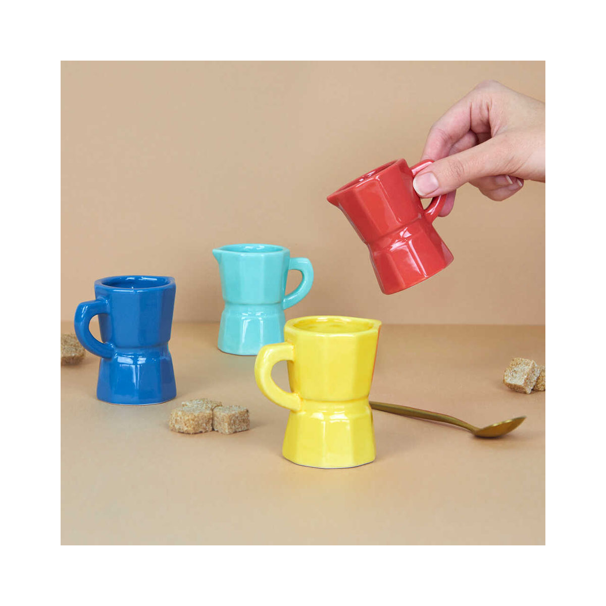 Сет од 4 шолји за еспресо, Moka, 60ml 