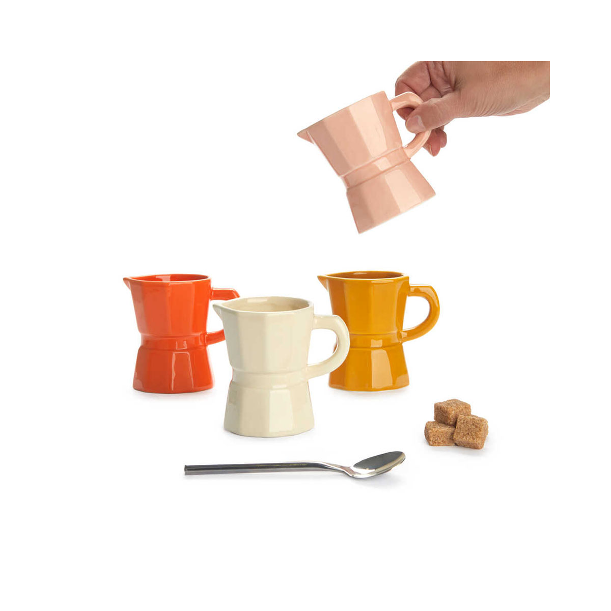 Сет од 4 шолји за еспресо, Moka Caramel, 120ml 