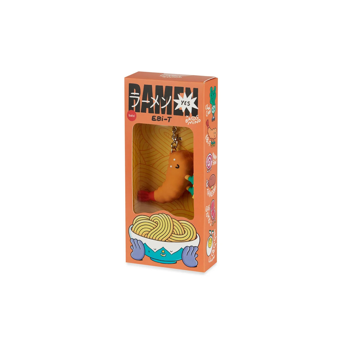 Приврзок за клучеви, Ramen, 6 дизајни 