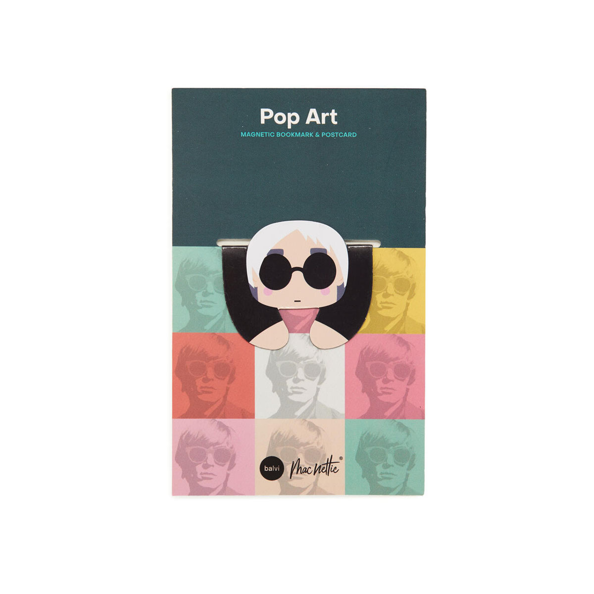 Магнетен обележувач за книги, Macnettic - Pop Art 